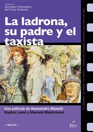 Carátula frontal de Comedia italiana: La ladrona, su padre y el taxista