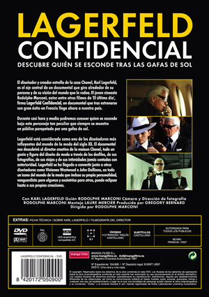 Carátula trasera de Lagerfeld: Confidential