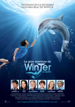 poster de La gran aventura de Winter el delfn