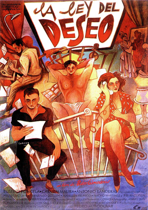 poster de La ley del deseo