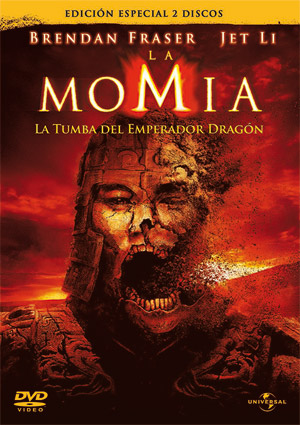 Carátula frontal de La Momia: La tumba del Emperador Dragn: Edicin Especial