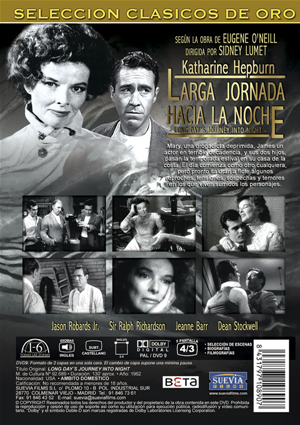 Carátula trasera de Larga jornada hacia la noche (v.o.)