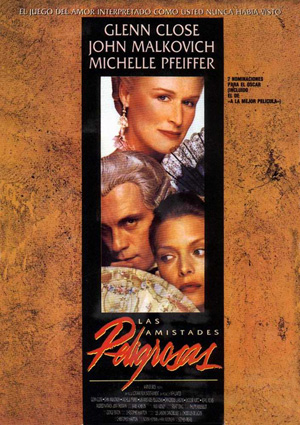 poster de Las amistades peligrosas