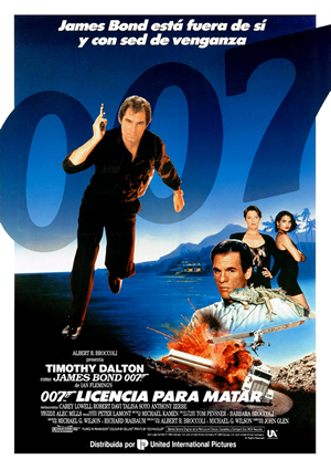 poster de James Bond 16: 007 Licencia para matar