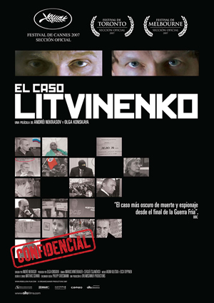 Carátula frontal de El caso Litvinenko