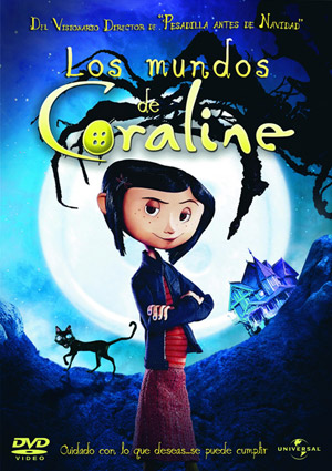 Carátula frontal de Los mundos de Coraline