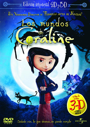 Carátula frontal de Los mundos de Coraline: Edici�n Especial 2D + 3D