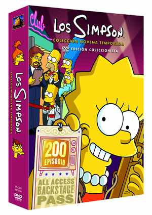 Carátula frontal de Los Simpson: 9 temporada