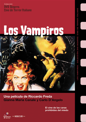 Carátula frontal de Terror italiano: Los vampiros