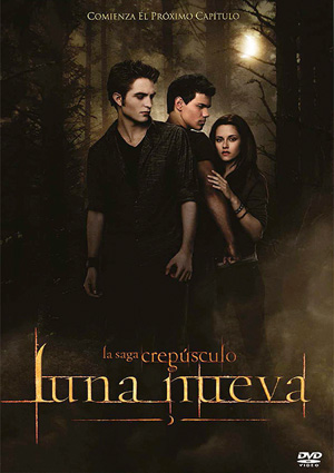 Carátula frontal de La saga Crepsculo: Luna nueva