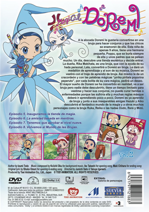 Carátula trasera de Magical Doremi Vol. 2