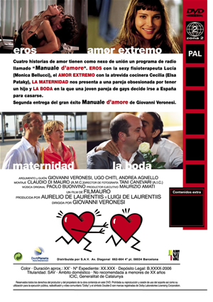 Carátula trasera de Manuale d'Amore 2 (Corregido y aumentado)