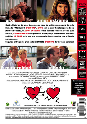 Carátula trasera de Manuale d'Amore 2 (Corregido y aumentado)