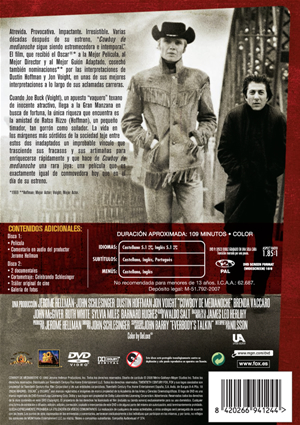 Carátula trasera de Cowboy de Medianoche: Cinema Reserve