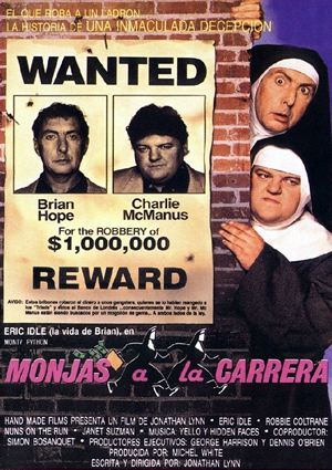 Carátula frontal de Monjas a la carrera