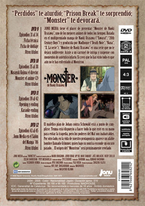 Carátula trasera de Monster: Volumen 3