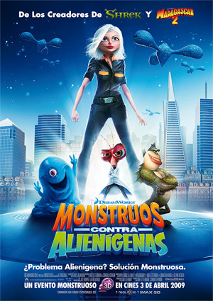 poster de Monstruos contra Alien�genas