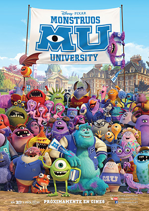 poster de Monstruos University