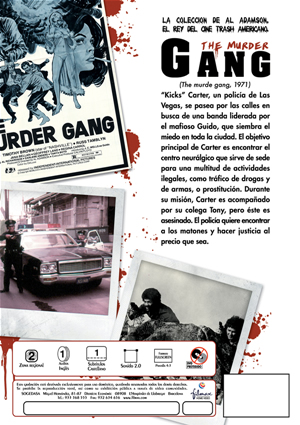 Carátula trasera de The Murder Gang