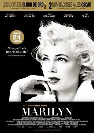 Carátula frontal de Mi semana con Marilyn