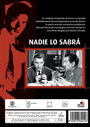 Car&aacute;tula trasera de Nadie lo sabr�