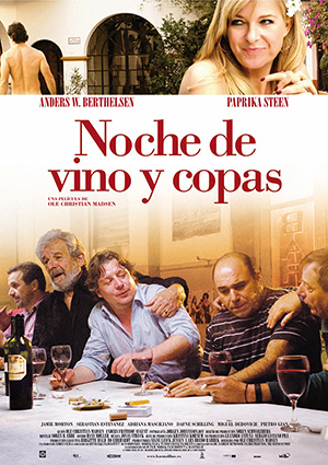 poster de Noche de vino y copas