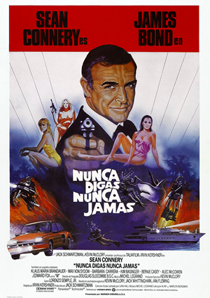 poster de James Bond: Nunca digas nunca jam�s