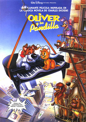 poster de Oliver y su pandilla