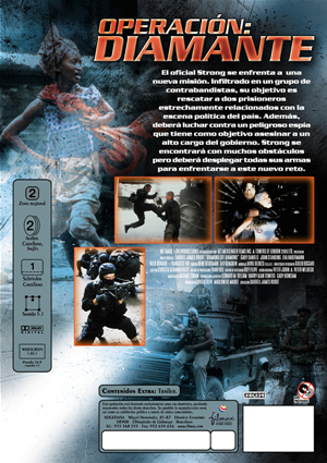 Car&aacute;tula trasera de Operaci�n: Diamante