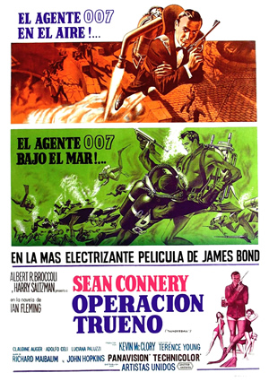 poster de James Bond 04: Operacin trueno