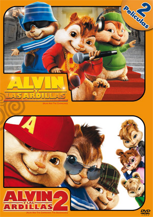 Carátula frontal de Pack Alvin y las ardillas 1 y 2