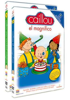 Carátula frontal de Pack Caillou 5