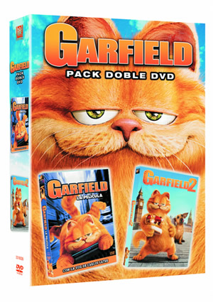 Carátula frontal de Pack Garfield + Garfield 2