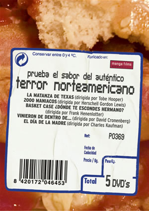 Carátula frontal de Pack terror norteamericano