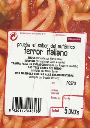 Carátula frontal de Pack terror italiano