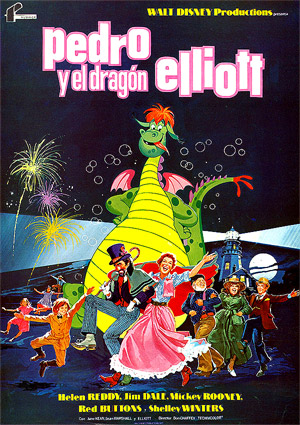 poster de Pedro y el drag�n Elliot