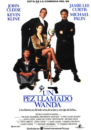 poster de Un pez llamado Wanda