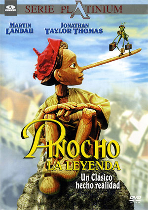 Carátula frontal de Pinocho, la leyenda
