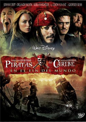 Carátula frontal de Piratas del Caribe 3: En el fin del mundo
