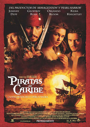 poster de Piratas del Caribe: La maldicin de la perla negra