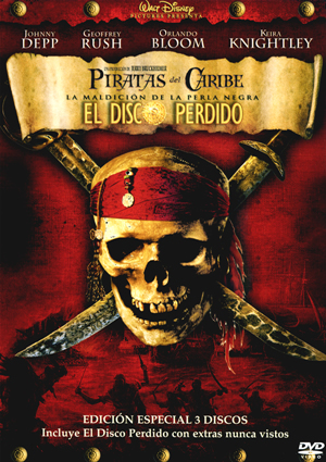 Carátula frontal de Piratas del Caribe: La maldici�n de la perla negra (el disco perdido)