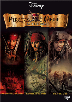 Carátula frontal de Piratas del Caribe: La trilog�a