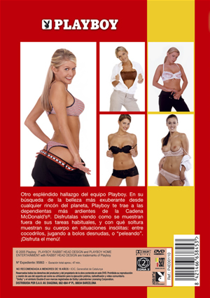 Car&aacute;tula trasera de Playboy: Chicas MacDonalds