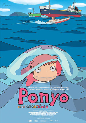 poster de Ponyo en el acantilado