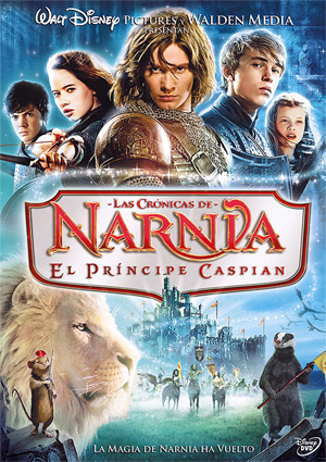 Carátula frontal de Las crnicas de Narnia: El prncipe Caspian