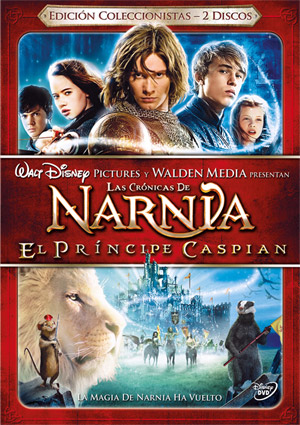 Carátula frontal de Las crnicas de Narnia: El prncipe Caspian: Edicin Coleccionistas