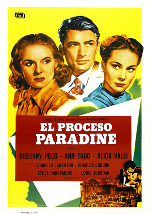 poster de El proceso Paradine