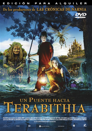 Carátula frontal de Un puente hacia Terabithia