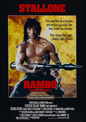 poster de Rambo: Acorralado II