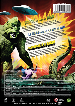 Carátula trasera de Ray Harryhausen Collection Pack